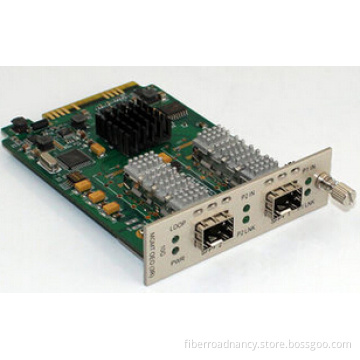 8.5G - 11.7G Manageable Media Converter , single mode media converter